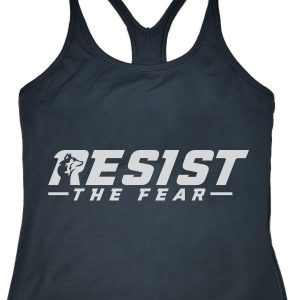 Yoga vest top with chest pad